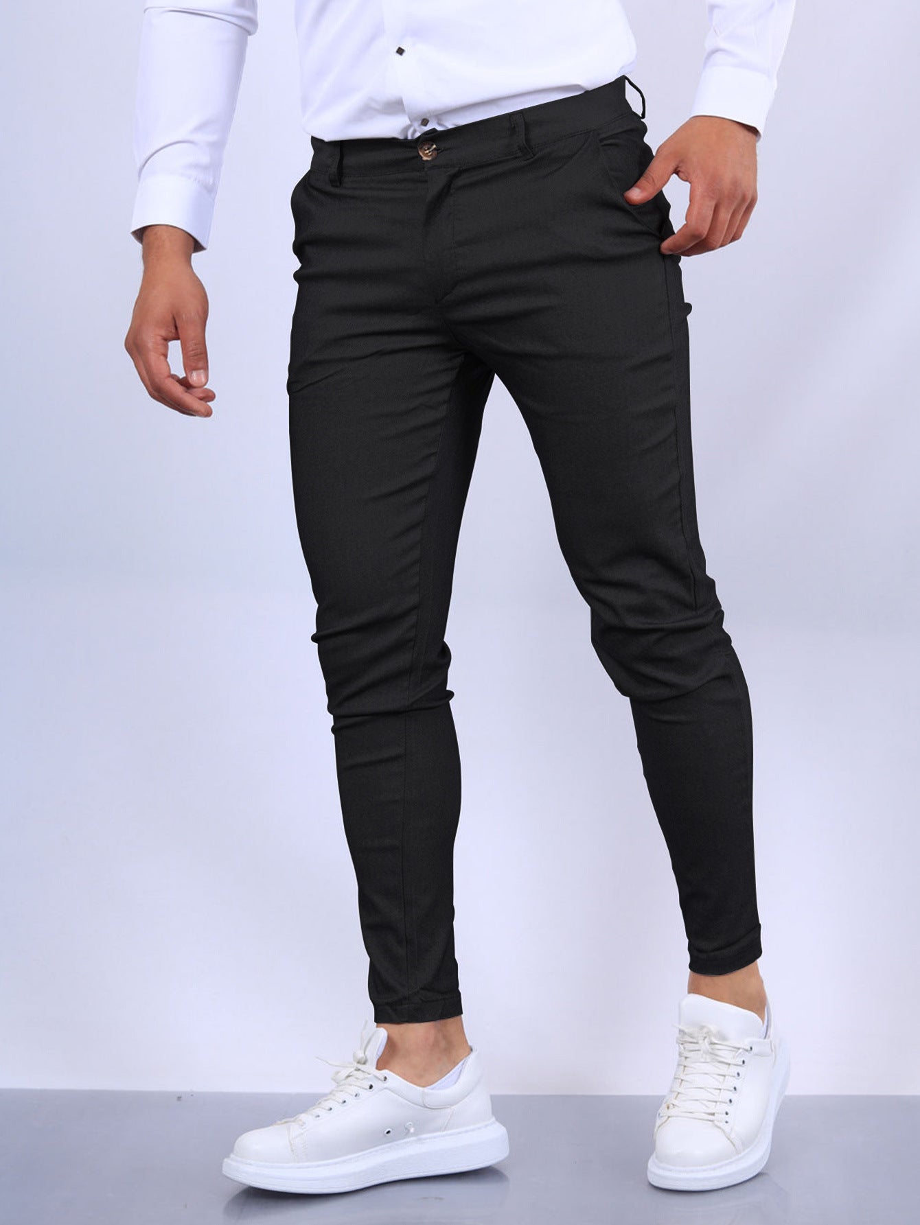 Pantalon Slim Fit Homme – Style Chic & Confort au Quotidien