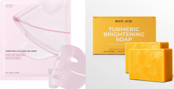 Savon Éclaircissant Curcuma & Acide Kojique – Peau Lumineuse & Unie