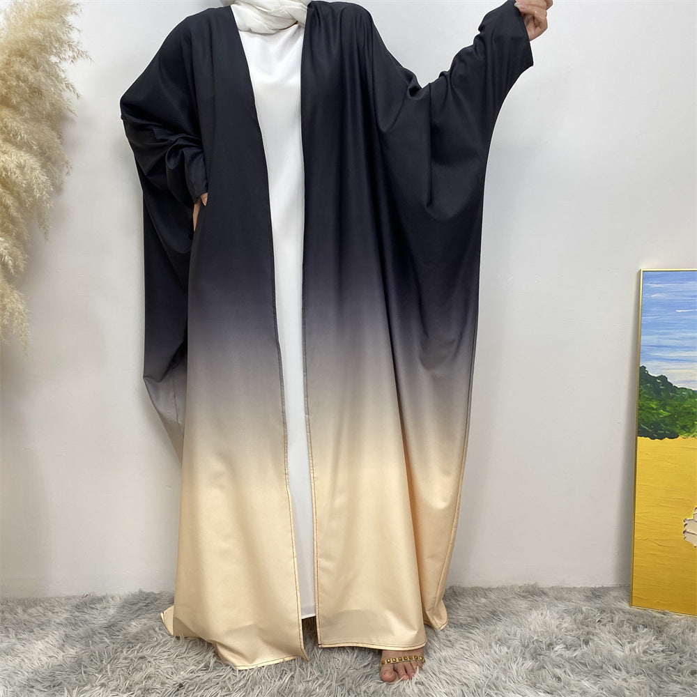 ABAYA ROUGE & BLANC – RAFFINEMENT ET MODERNITÉ