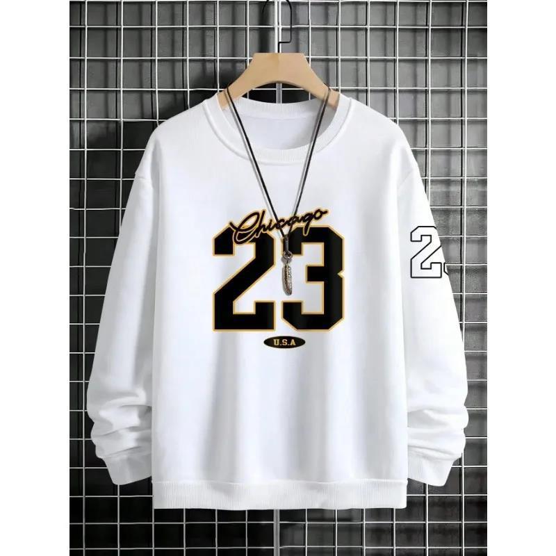 Sweat-Shirt Homme "Chicago 23" – Style Urbain & Sportif
