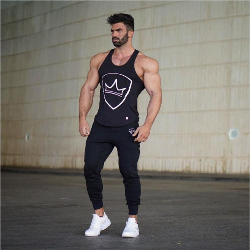 Jogging Slim Fit Homme – Confort & Style Urbain | Noir & Gris