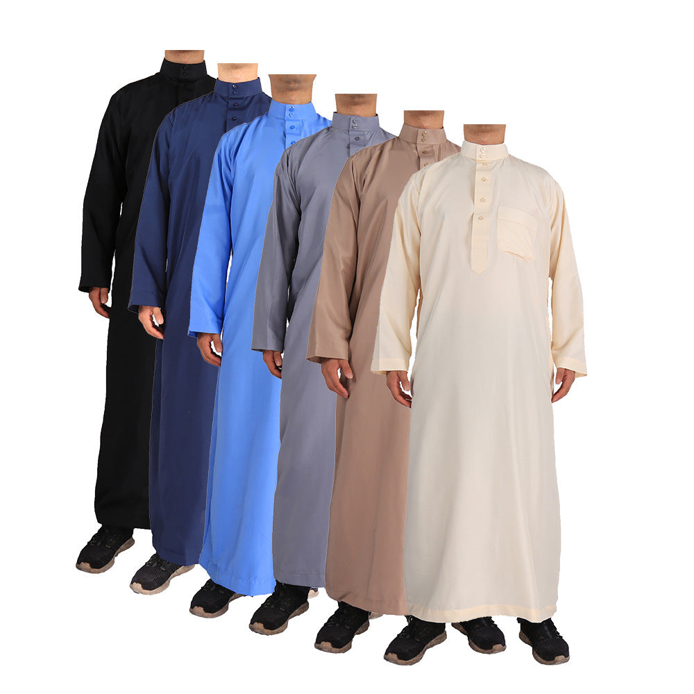 Qamis Homme Moderne – Coupe Droite & Élégante, 6 Coloris Tendance