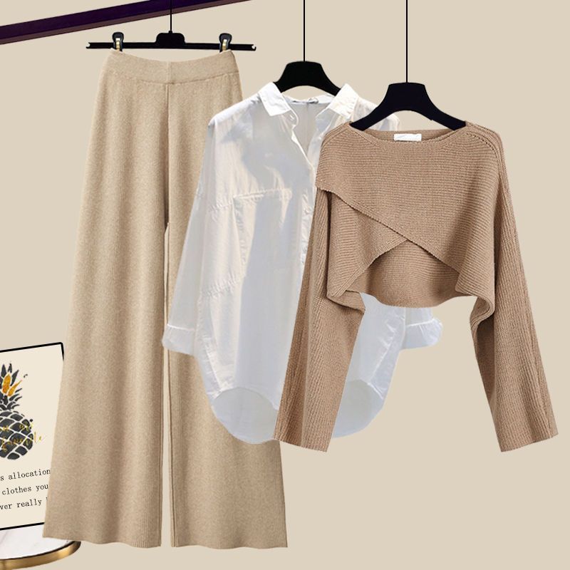 Ensemble 3 Pièces – Élégance Décontractée & Superposition Stylée