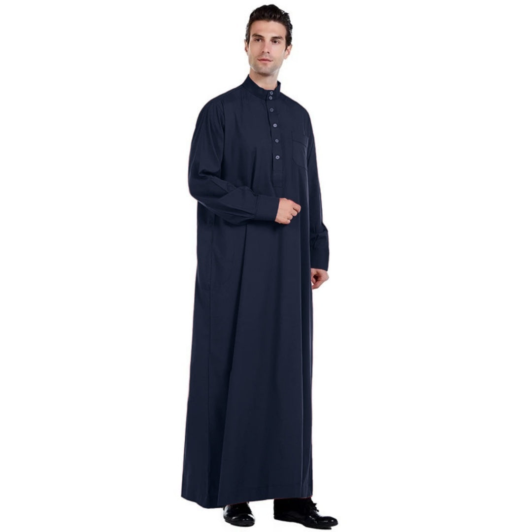 Qamis Homme Moderne – Coupe Droite & Élégante, 6 Coloris Tendance