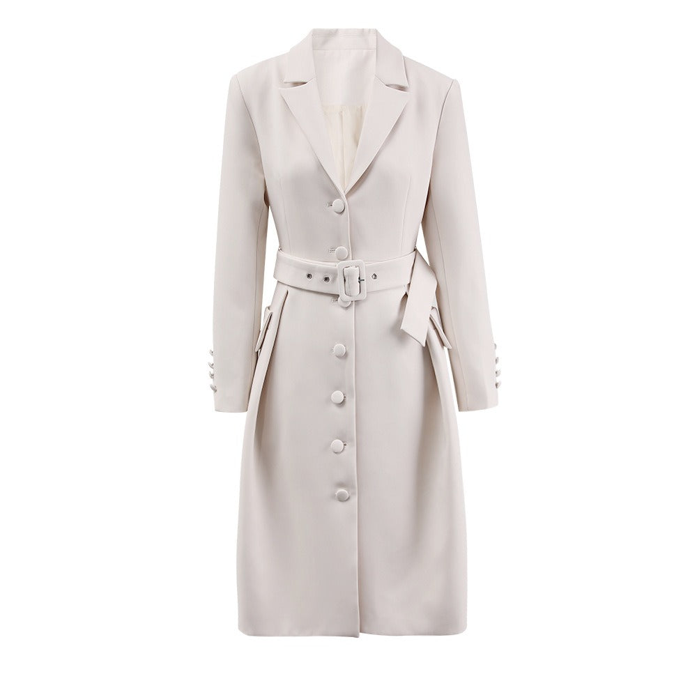 Robe Blazer Élégante avec Ceinture – Style Luxe & Moderne