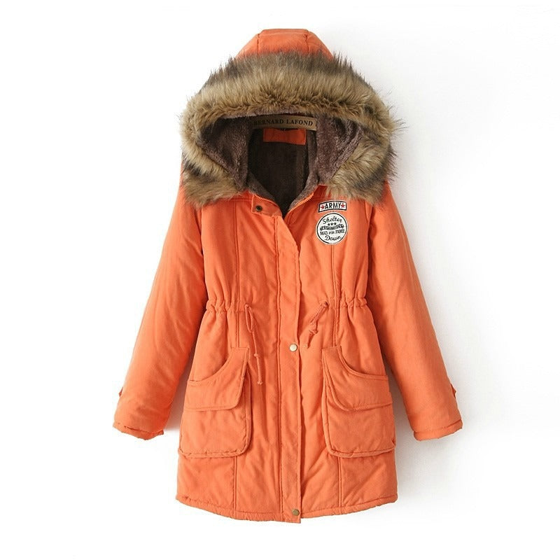 Parka d’Hiver Femme Doublée Polaire | Capuche Fourrure Chaude et Élégante – Disponible en Plusieurs Couleurs