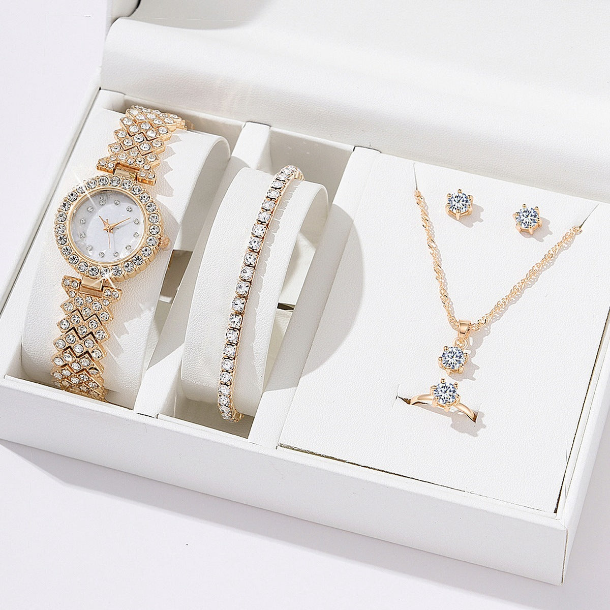 Coffret Montre & Bijoux Femme – Élégance & Raffinement