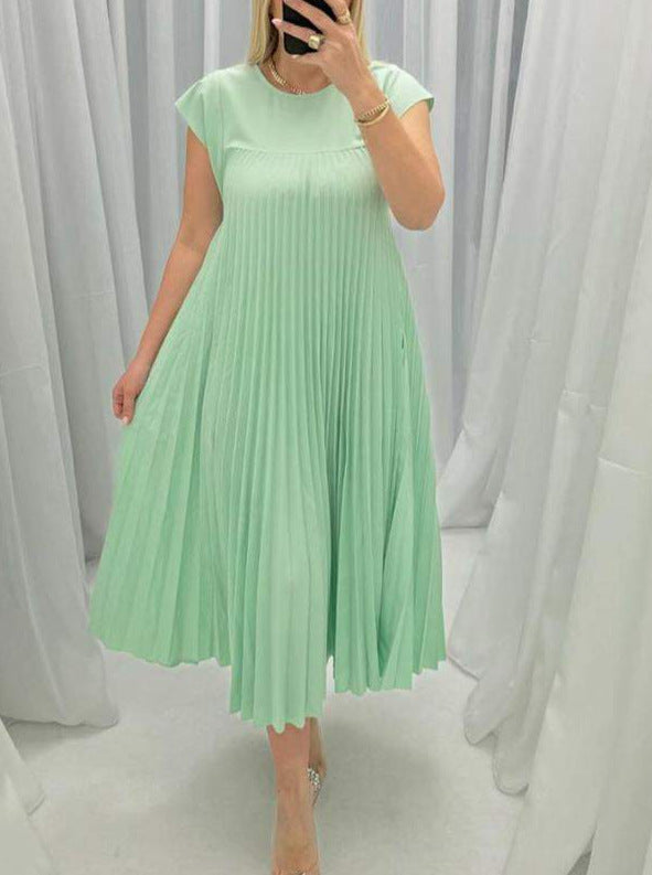 Robe Longue Plissée Élégante – Style Chic & Confort Absolu