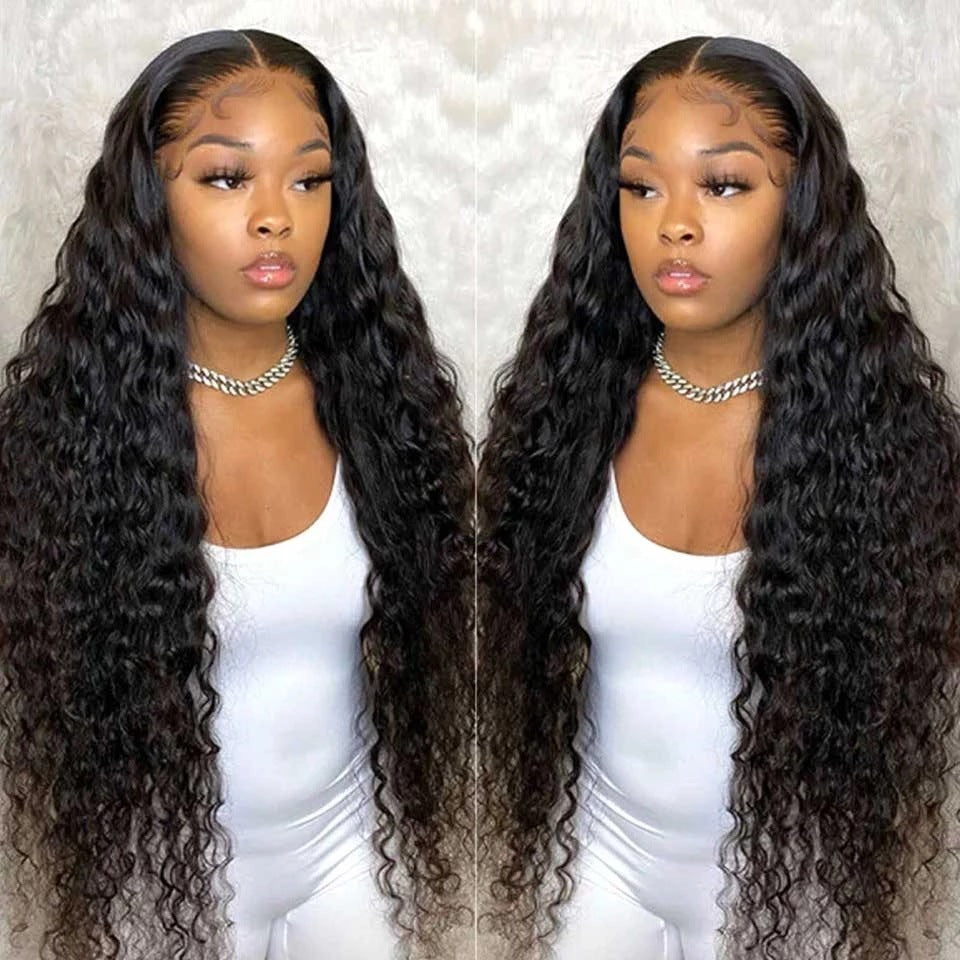 Perruque Curly HD T-Part 5x1 en cheveux humains – Lace transparente – Pose rapide & naturelle