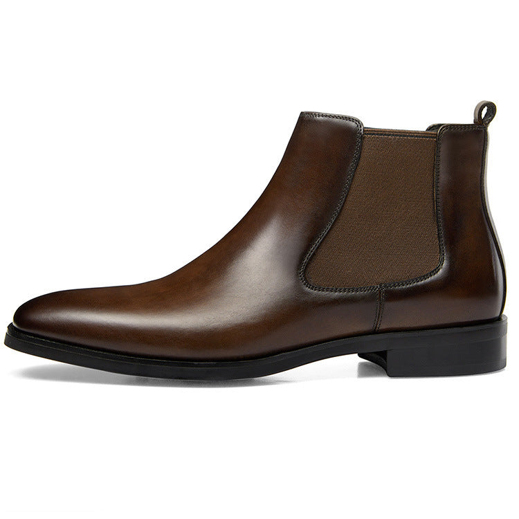 Bottines Chelsea Homme – Cuir & Suédine Élégante