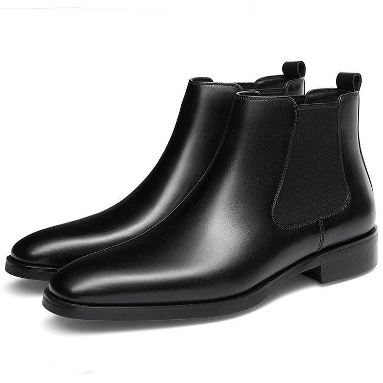 Bottines Chelsea Homme – Cuir & Suédine Élégante