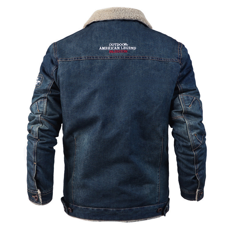 Veste en Jean Sherpa Homme – Style Urbain & Hiver Chaud