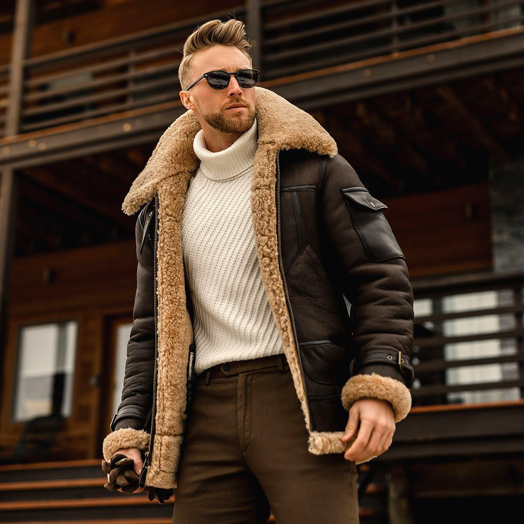 VESTE AVIATOR « ALPHA WINTER » – LE CHARISME EN HIVER