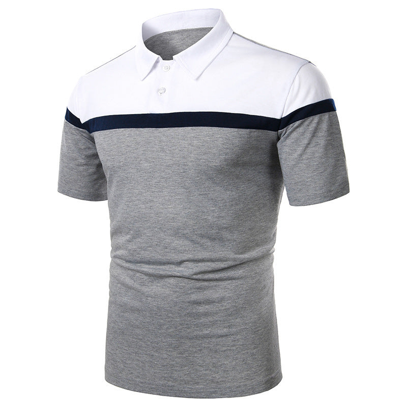 Polo homme à bandes contrastées – Style sportswear chic