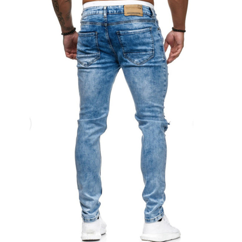 Jean Slim Stretch Déchiré Homme – Style Streetwear & Confort
