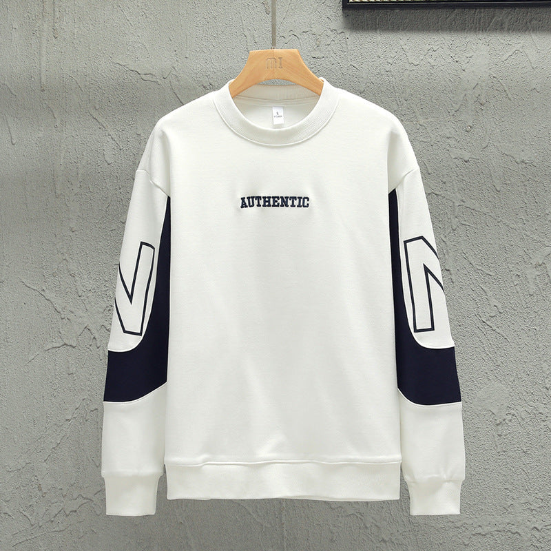 Sweat homme AUTHENTIC manches contrastées, coupe street tendance 2025