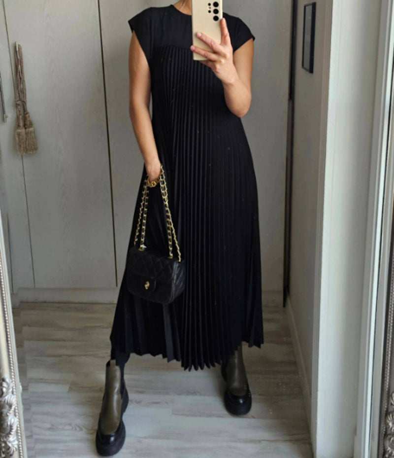 Robe Longue Plissée Élégante – Style Chic & Confort Absolu