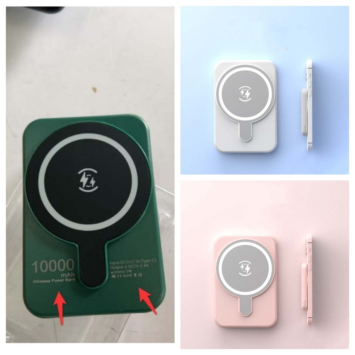 Power Bank Magnétique Sans Fil – Recharge Instantanée & Pratique