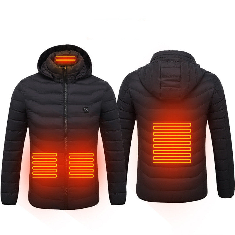 Doudoune chauffante USB – Veste thermique unisexe avec 3 niveaux de chaleur