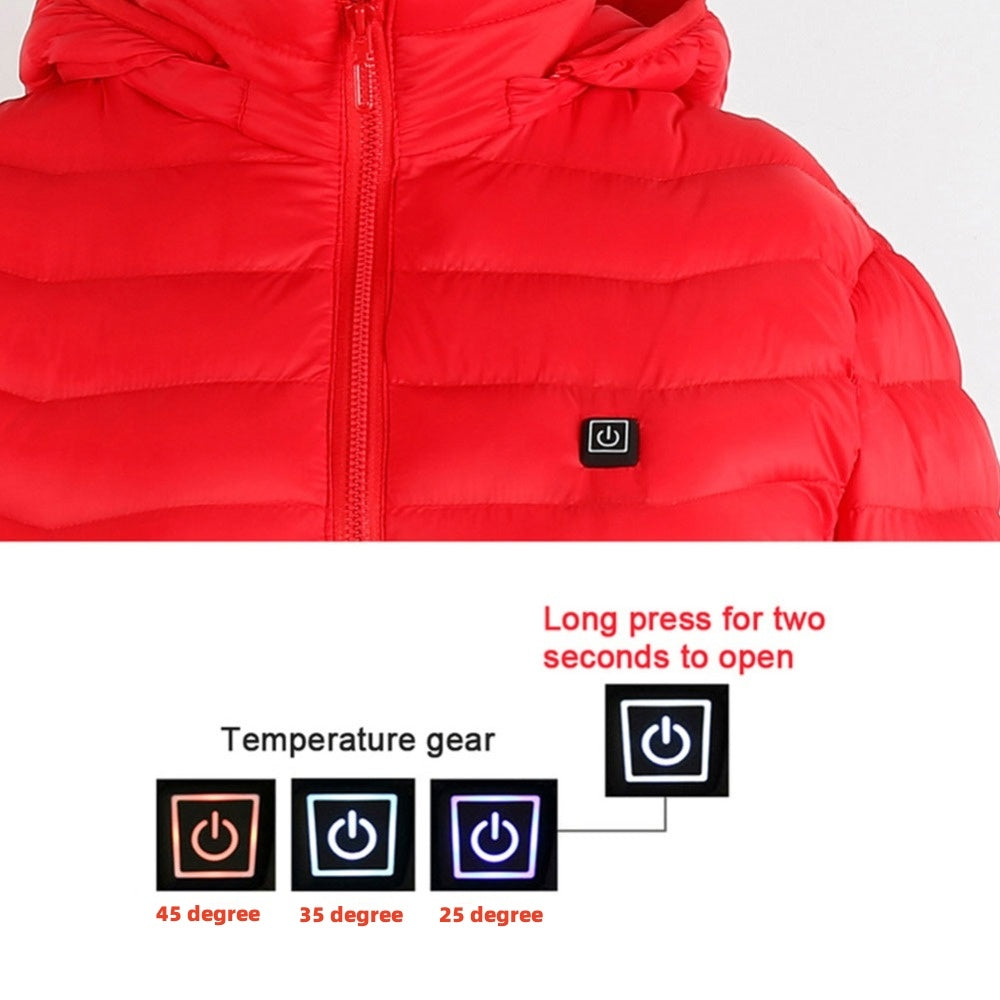 Doudoune chauffante USB – Veste thermique unisexe avec 3 niveaux de chaleur