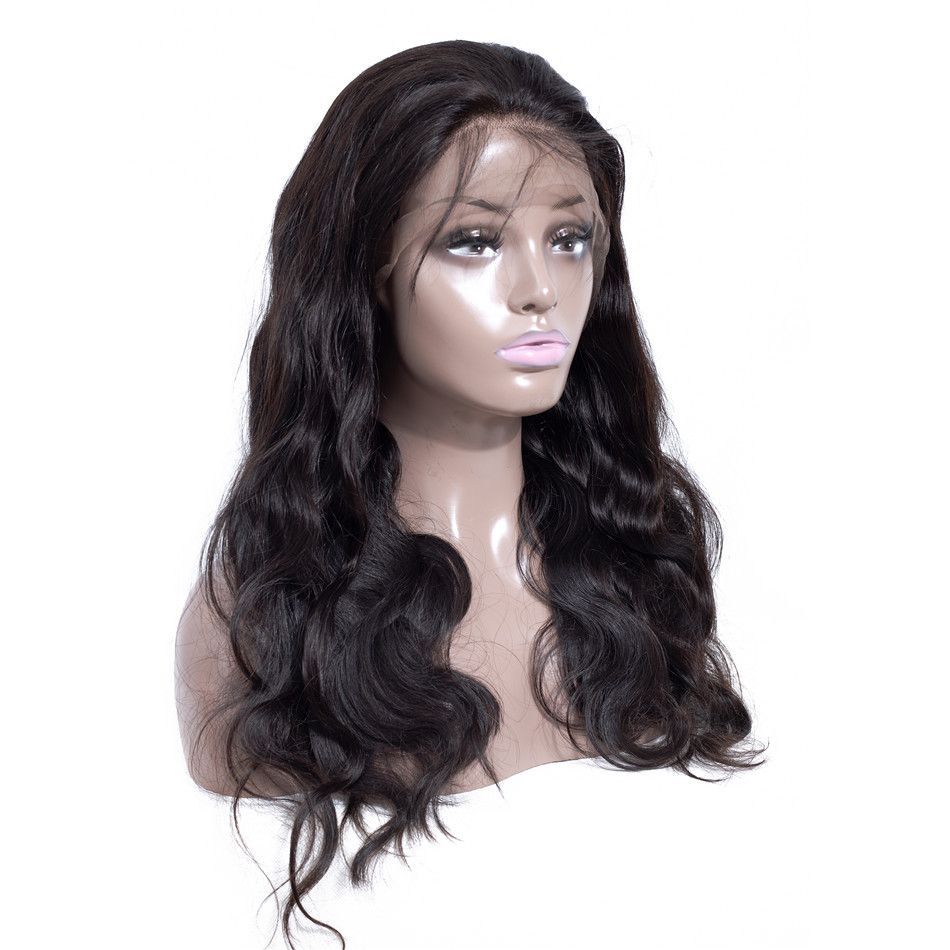 Perruque Body Wave HD – Lace Wig cheveux humains noirs – Volume & glamour – Pose naturelle