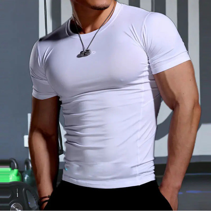 T-shirt moulant homme sport – Séchage rapide & effet musclé | S à XXL