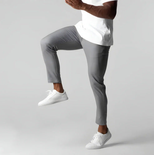 Pantalon chino slim homme, coupe ajustée stretch, look clean 2025