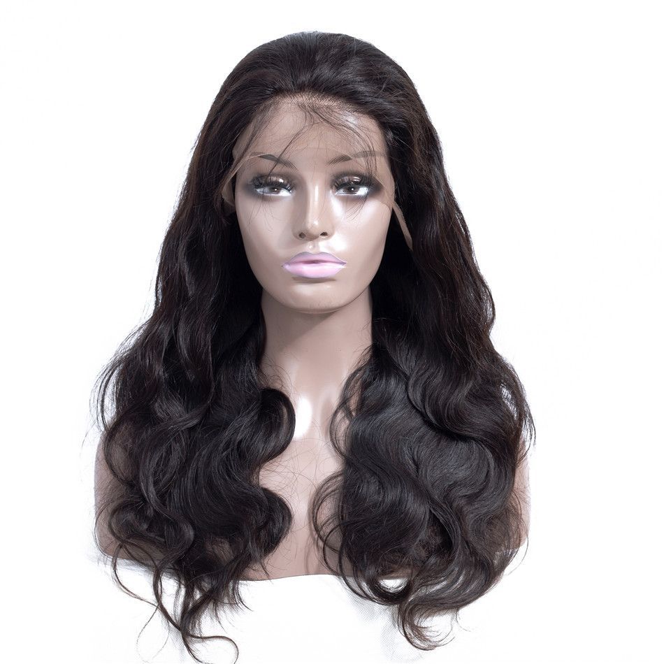 Perruque Body Wave HD – Lace Wig cheveux humains noirs – Volume & glamour – Pose naturelle