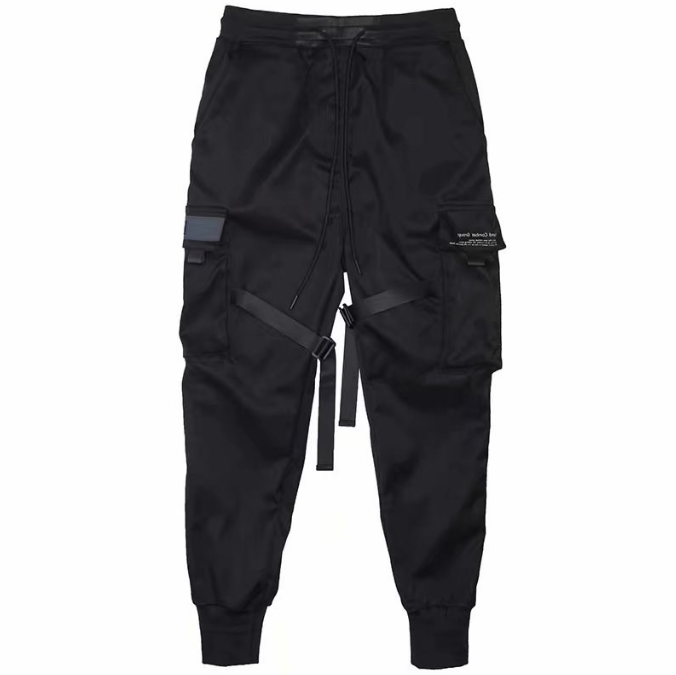 Pantalon Cargo Noir Homme – Streetwear Tactique | Look Urbain et Confort