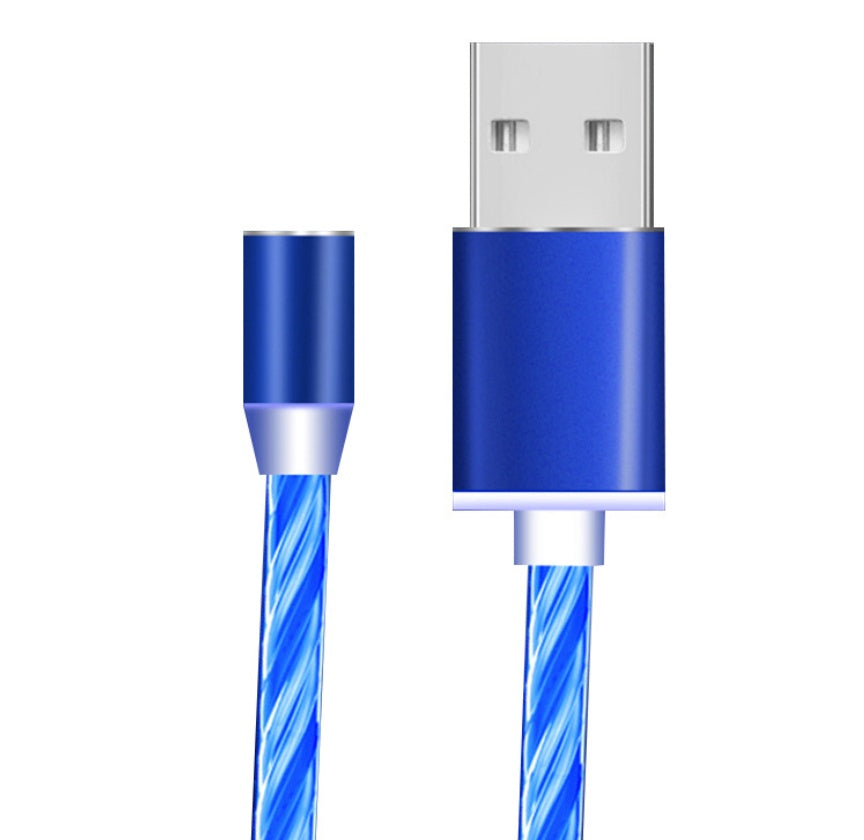 Câble Magnétique LED 3 en 1 – Charge Rapide & Design Futuriste