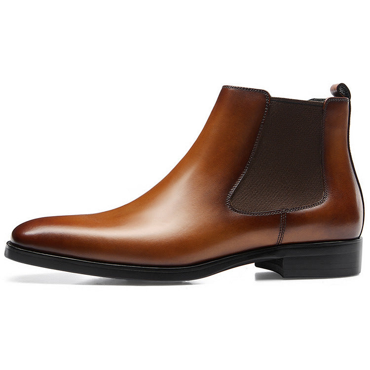 Bottines Chelsea Homme – Cuir & Suédine Élégante