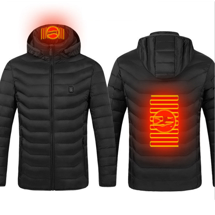 Doudoune chauffante USB – Veste thermique unisexe avec 3 niveaux de chaleur