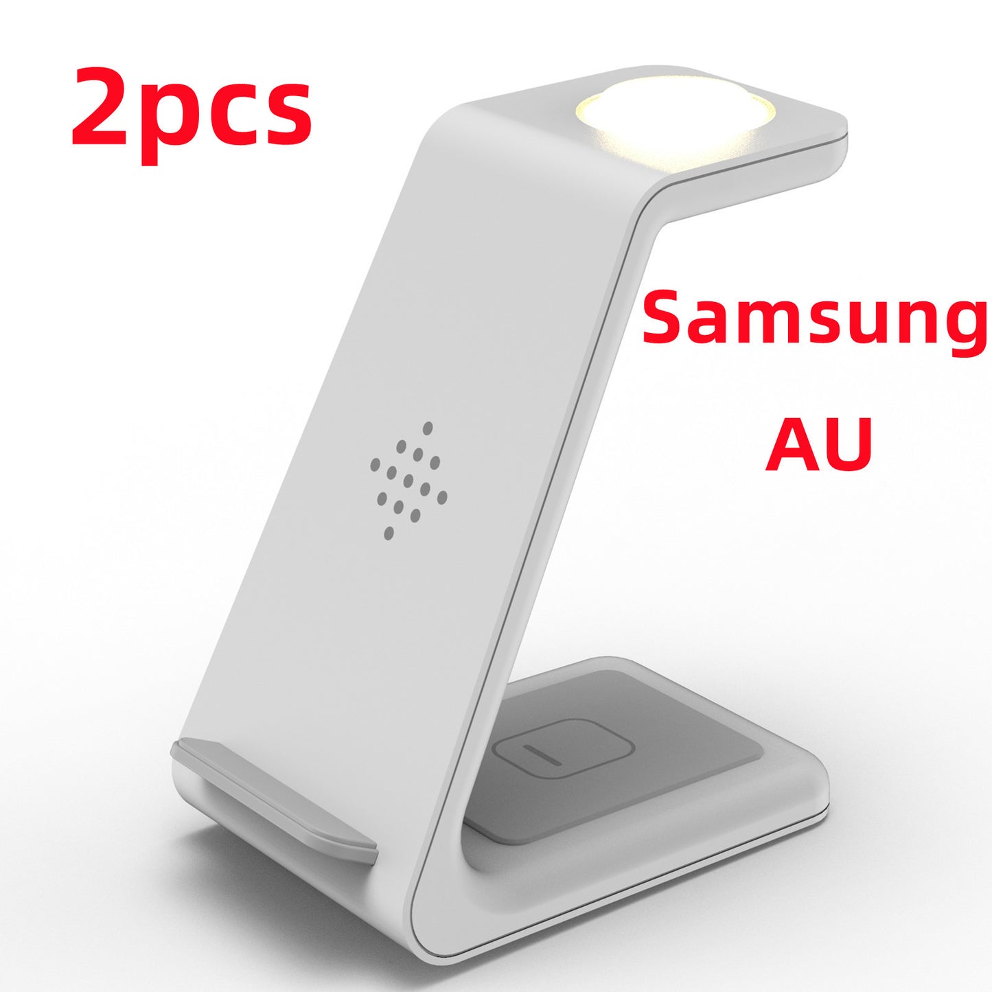 Chargeur Sans Fil 3 en 1 – Station de Chargement Rapide pour Smartphone, Montre et Écouteurs