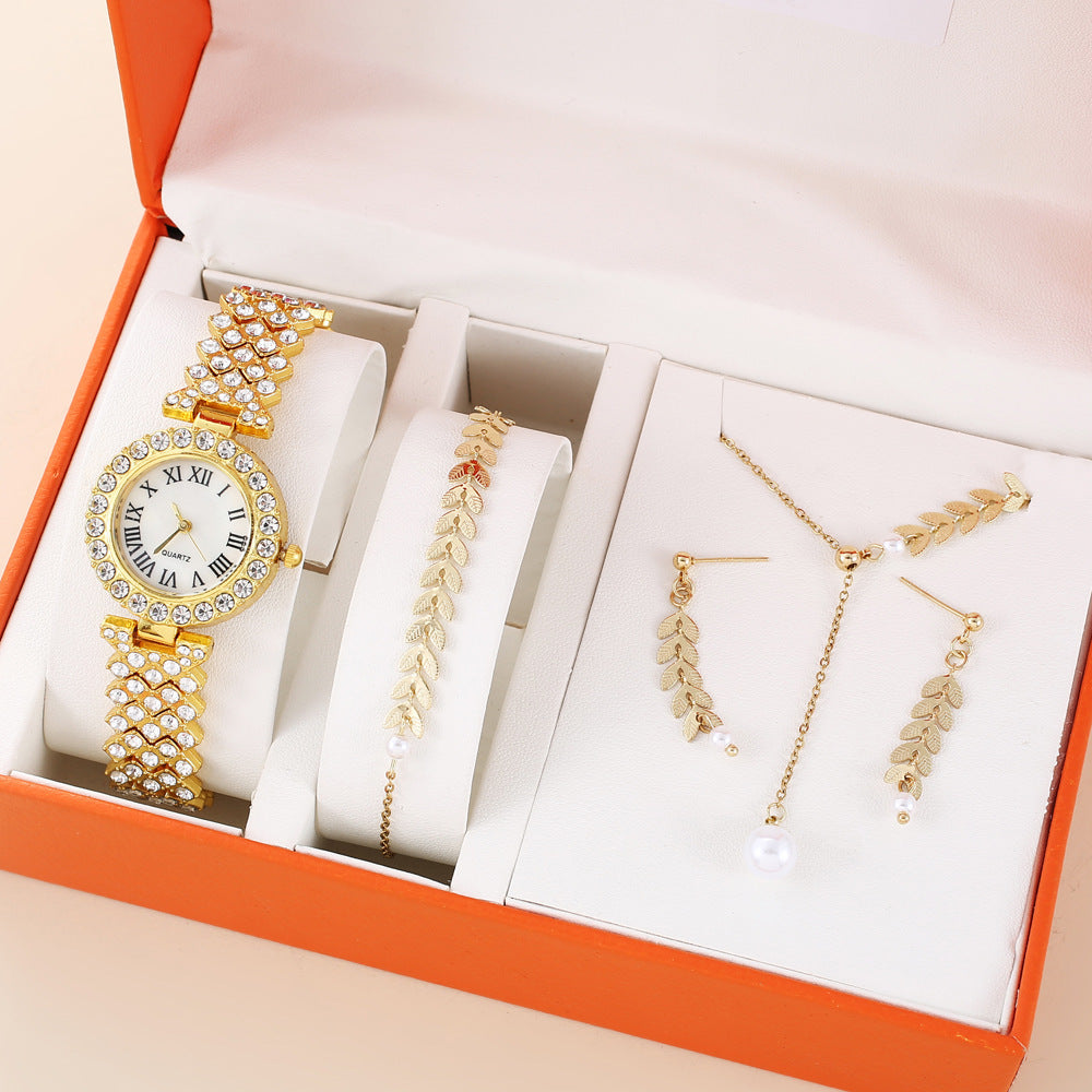Coffret Montre & Bijoux Femme – Élégance & Raffinement
