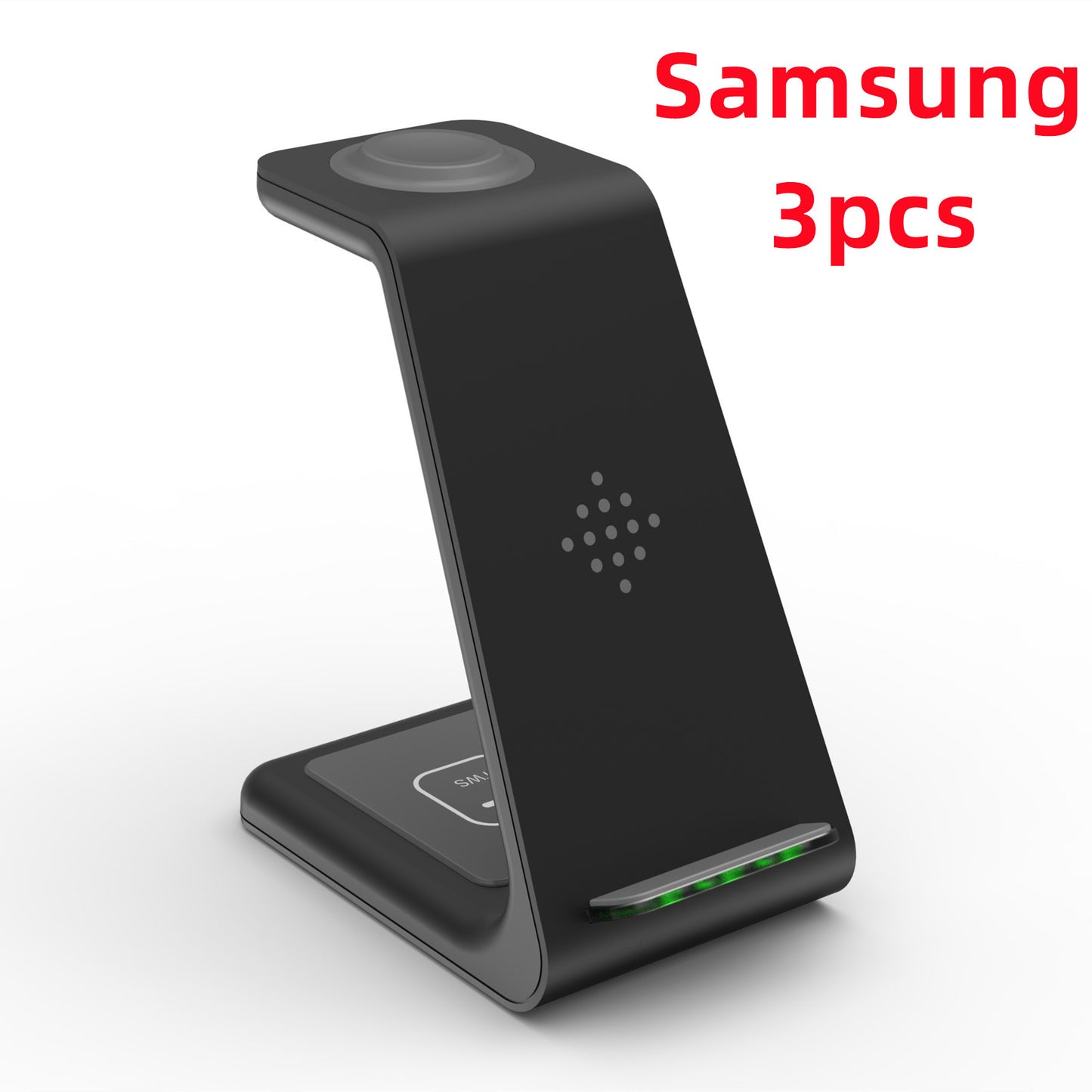Chargeur Sans Fil 3 en 1 – Station de Chargement Rapide pour Smartphone, Montre et Écouteurs