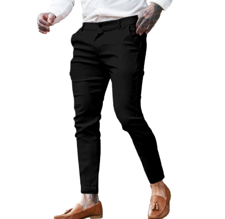 Pantalon Homme Slim Chic – Taille Élastique, Look Habillé & Confort Stretch | Mode Tendance