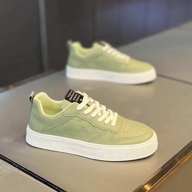 Baskets Blanches Unisex – Sneakers Tendance Confortables – Chaussures Casual Streetwear Homme/Femme