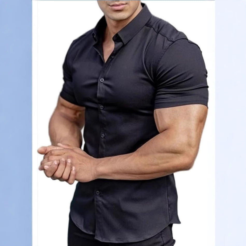 Chemise Sculptée Premium - Style Cintré Luxe | Look Viril Élégant