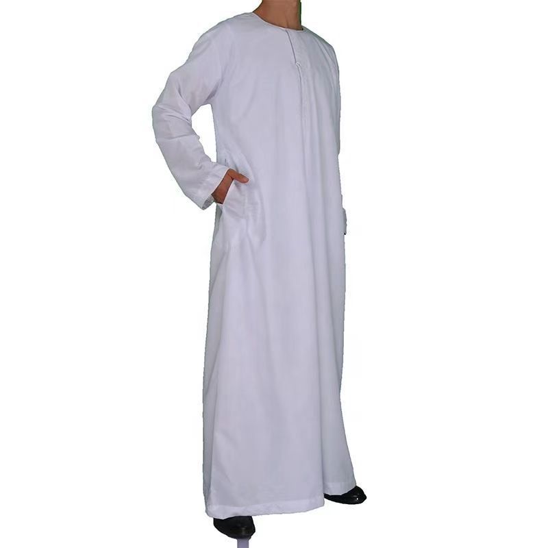 Muslim Ethnic QAMIS BLANC CLASSIQUE – PURETÉ & SIMPLICITÉ