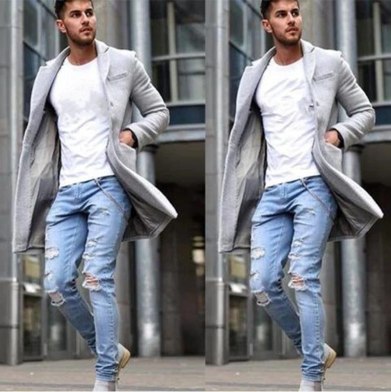 Manteau Long Homme – Élégance Street & Minimalisme Urbain
