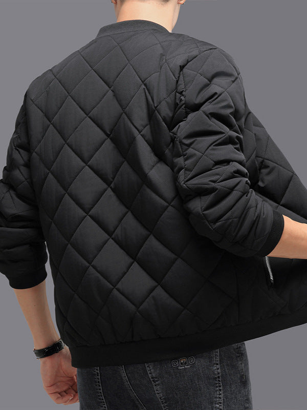Veste Matelassée Homme Hiver Épais – Doublure Velours Chaude