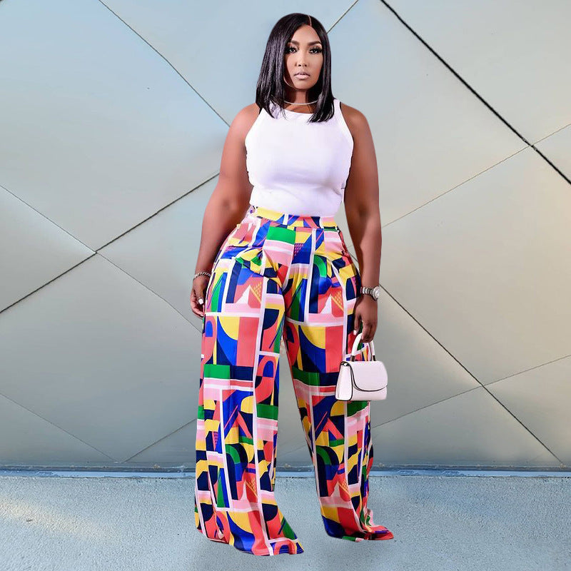 Pantalon Palazzo “Vibe Urbaine” – Taille Haute & Ultra Confort