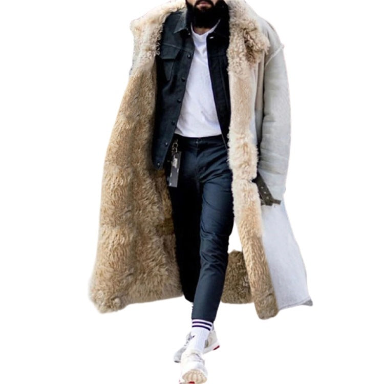 Manteau Long d'Hiver Femme – Ultra Chaud avec Fausse Fourrure Épaisse ❄️