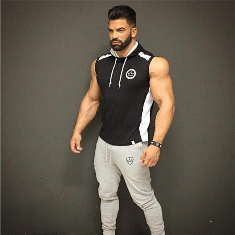 Jogging Slim Fit Homme – Confort & Style Urbain | Noir & Gris