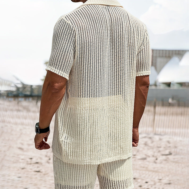 Cardigan tricot “Beach Vibes” ️ – Look chill rétro & tendance été 2025