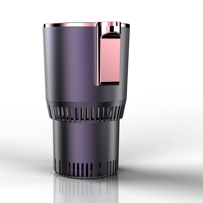 Mini Réfrigérateur & Chauffe-Tasse 2-en-1 Voiture – USB 12V, Affichage LED Température