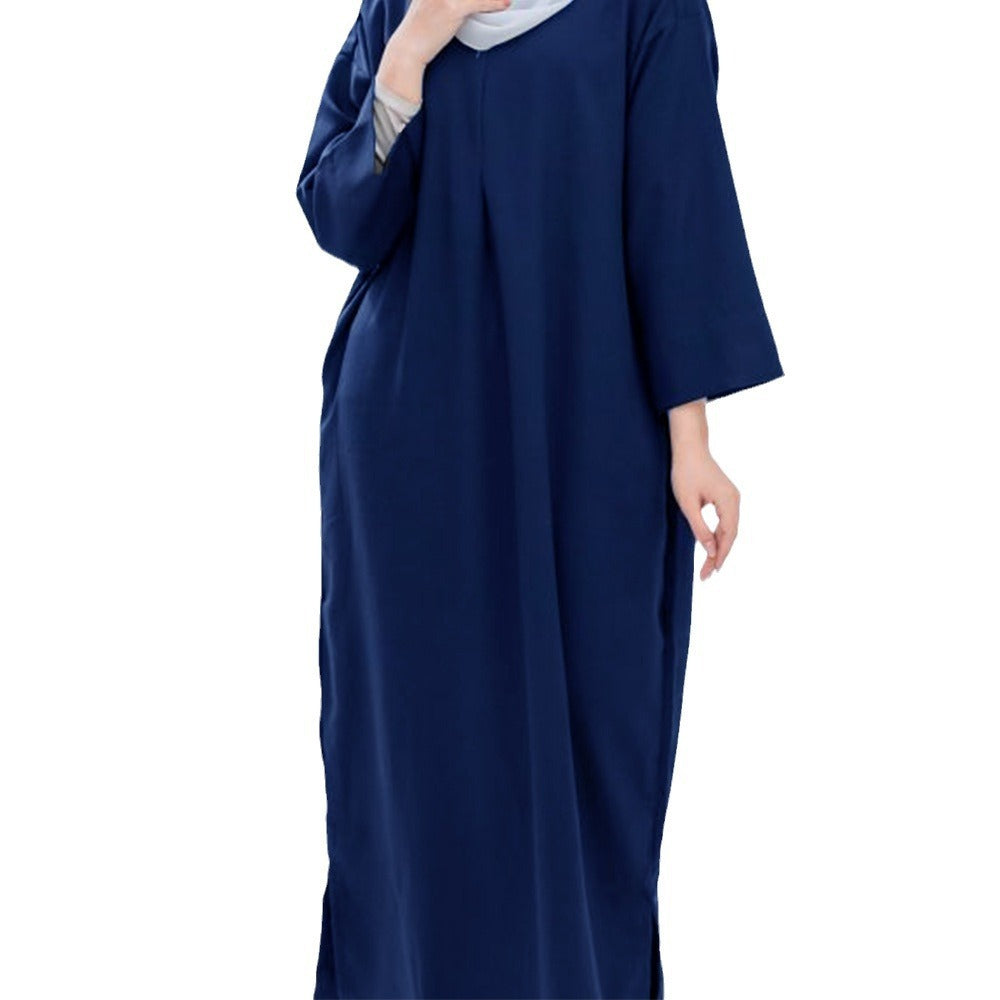 Abaya fluide minimaliste – Tendance Modest Fashion 2025