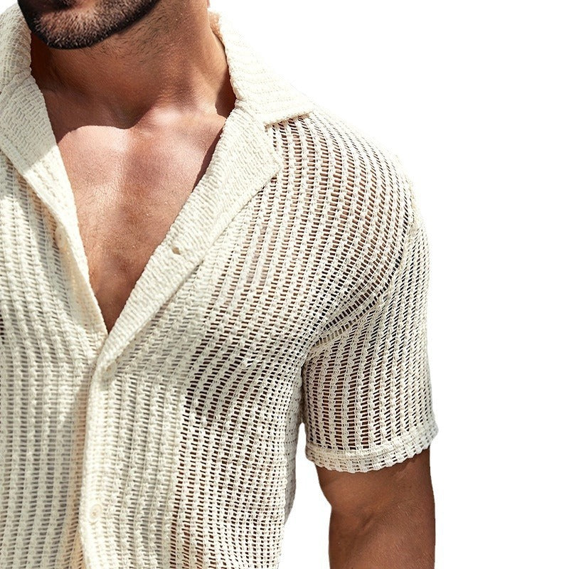 Cardigan tricot “Beach Vibes” ️ – Look chill rétro & tendance été 2025