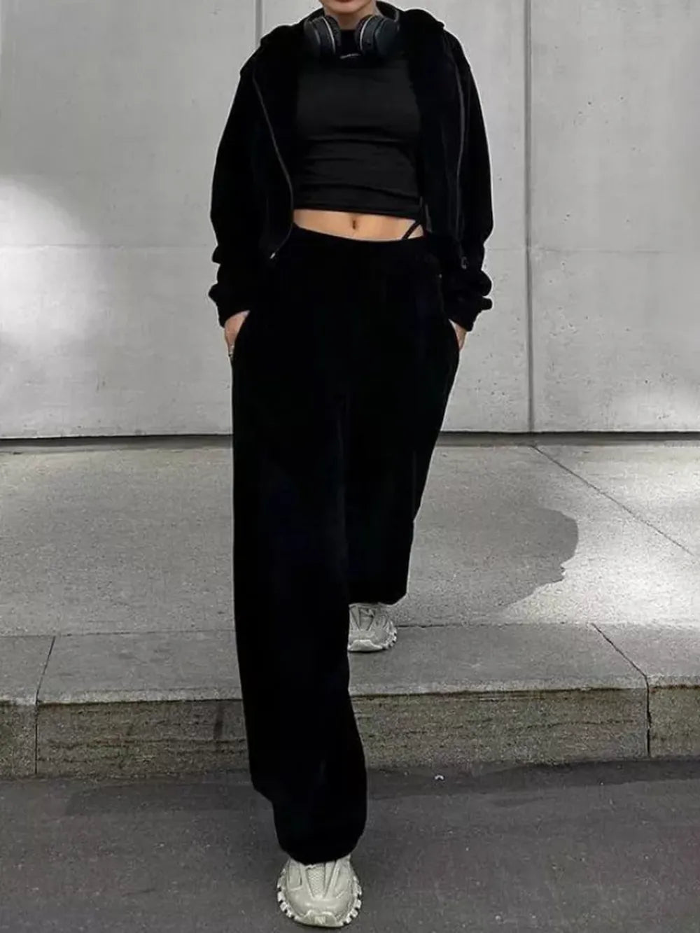 Ensemble Voyage Luxe Femme – Gris Clair Minimaliste