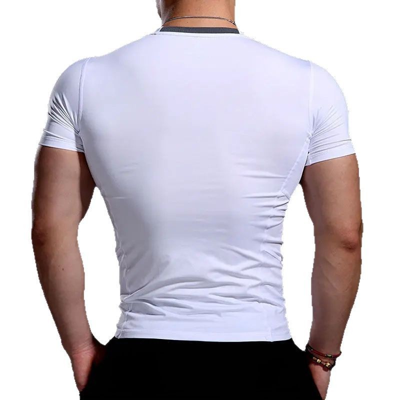 T-shirt moulant homme sport – Séchage rapide & effet musclé | S à XXL